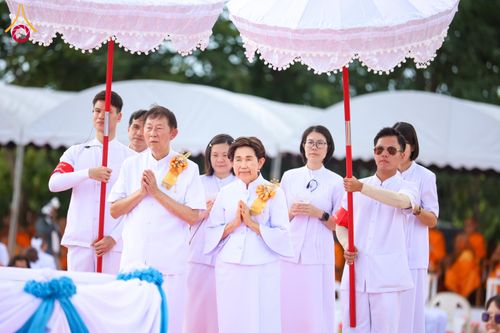 ภาพ No.336946:วันเสาร์ที่ 27 มิถุนายน 2569 พิธีทอดผ้าป่า พิธีตอกเสาเข็มมงคล องค์พระเจดีย์เพื่อสันติภาพโลก ณ ธุดงคสถานลุ่มน้ำฝาง อำเภอฝาง จังหวัดเชียงใหม่
