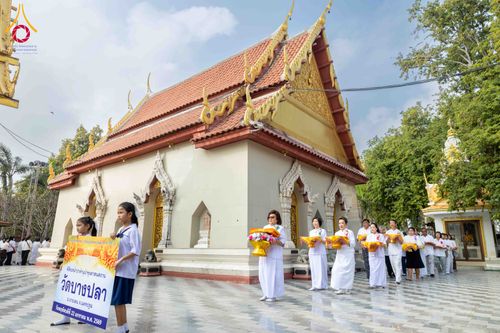 ภาพ No.300834:วันที่ 22 มกราคม พ.ศ. 2569 พิธีทอดผ้าป่าทำนุบำรุงศาสนสถาน ณ วัดบางปลา อ.บางเลน จ.นครปฐม ในโครงการธรรมยาตรา กตัญญูบูชา มหาปูชนียาจารย์ พระมงคลเทพมุนี(สด จนฺทสโร) พระผู้ปราบมาร อนุสรณ์สถาน 7 แห่ง ปีที่ 14