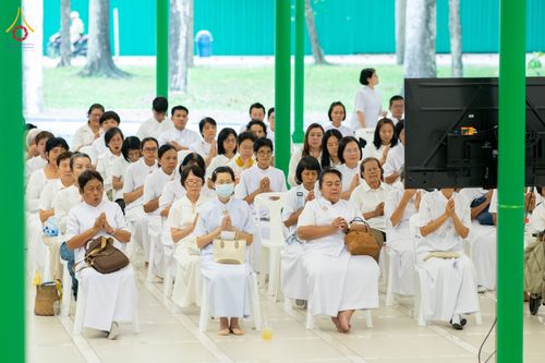 ภาพ No.332365:วันเสาร์ที่ 6 มิถุนายน พ.ศ.2569 พิธีต้อนรับสัญญาบัตร พัดยศ พระราชภาวนาวชิรวิเทศ วิ. ณ อุโบสถพระไตรปิฏก วัดพระธรรมกาย