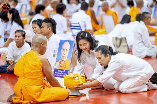 ภาพ No.217322:วันเสาร์ที่ 12 เมษายน พ.ศ. 2568 พิธีบรรพชา พิธีขอศีลและขอนิสสัย พิธีมอบบาตร ในโครงการอุปสมบทหมู่ บูชาธรรมหลวงพ่อธัมมชโย, โครงการธรรมทายาท ระดับอุดมศึกษา รุ่นที่ 52 ,  โครงการบวชพระนานาชาติ AEC & WAB CEO รุ่นที่ 4 ณ วัดพระธรรมกาย