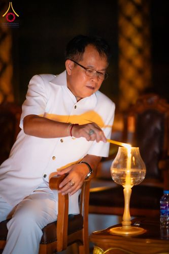 ภาพ No.210797:วันพฤหัสบดีที่ 13 มีนาคม พ.ศ. 2568  สมโภชพระประธานอุโบสถวัดป่าอุบลแก้ว จังหวัดอุบลราชธานี