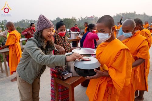 ภาพ No.131103:Photo Story ปฐมบรรพชาชาวพุทธมาร์มา Episode 4/5 วันที่ 13 กุมภาพันธ์พ.ศ. 2567 ณ วัดธัมจักร อรัญกุฏิ บังกลาเทศ