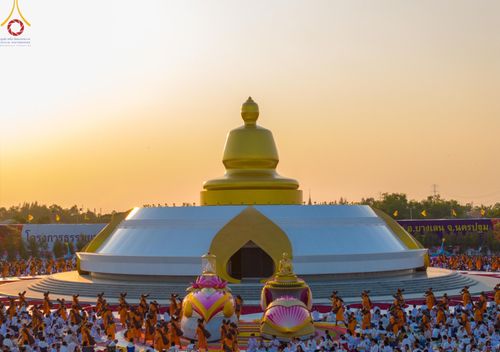 ภาพ No.116752:พิธีต้อนรับพระธรรมยาตรา ปีที่ 12 ณ อนุสรณ์สถานบางปลา จ.นครปฐม วันที่ 21 มกราคม พ.ศ. 2567