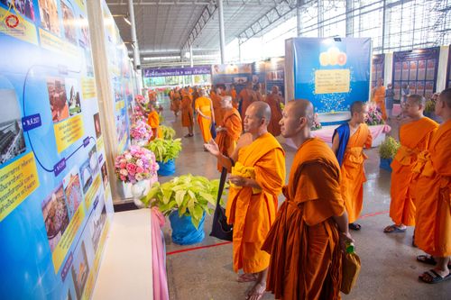 ภาพ No.85068:บรรยากาศการต้อนรับพระสังฆาธิการทั่วประเทศ และพิธีบูชาข้าวพระในวันสมาธิโลก วันอาทิตย์ต้นเดือนที่ 6 สิงหาคม พ.ศ. 2566 ณ สภาธรรมกายสากล วัดพระธรรมกาย