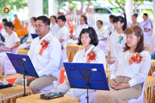 ภาพ No.313043:วันเสาร์ที่ 28 กุมภาพันธ์  พ.ศ. 2569 พิธีทอดผ้าป่าสามัคคีเพื่อสร้างอาคารที่พักสามเณร ณ ศูนย์ปฏิบัติธรรมสวนผึ้ง จ.ราชบุรี