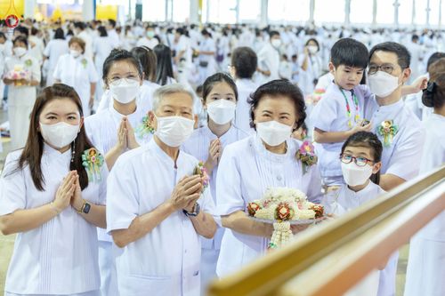 ภาพ No.77833:พิธีหล่อพระบรมพุทธเจ้า ทิศตะวันตก  วันอาทิตย์ที่ 19 มีนาคม พ.ศ. 2566 ณ วัดพระธรรมกาย จ.ปทุมธานี