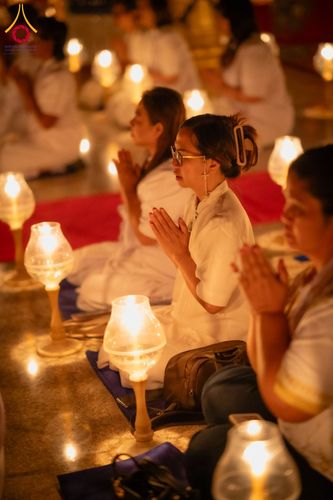 ภาพ No.210811:วันพฤหัสบดีที่ 13 มีนาคม พ.ศ. 2568  สมโภชพระประธานอุโบสถวัดป่าอุบลแก้ว จังหวัดอุบลราชธานี