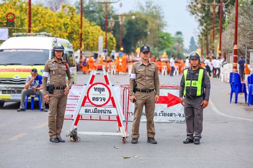 ภาพ No.310855:วันอาทิตย์ที่ 22 กุมภาพันธ์ พ.ศ. 2569 พิธีตักบาตรเเด่คณะพระภิกษุสงฆ์ 1,111 รูป จังหวัดน่าน หนึ่งในโครงการตักบาตรพระ 2,000,000 รูป 77 จังหวัดทั่วไทย ในวาระอันเป็นมงคลยิ่ง ครบรอบ 744 ปี นครน่าน สืบสานศรัทธา ทำบุญใหญ่ของเมืองน่าน ณ ข่วงเมือง วัดภูมินทร์ อำเ