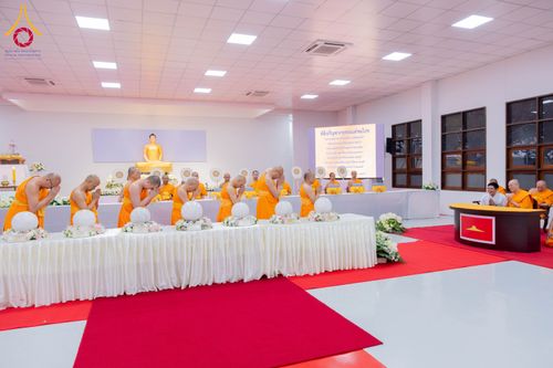 ภาพ No.294290:วันอาทิตย์ที่ 14 ธันวาคม พ.ศ.2568 พิธีเจริญพระพุทธมนต์สมโภชดวงแก้วลูกนิมิตเอก และดวงแก้วนิมิตปฏิบัติธรรม อัญเชิญประดิษฐาน  ณ วัดพระธรรมกายในประเทศสหรัฐอเมริกาและประเทศเยอรมนี 7 แห่ง ณ อาคารปลูกศรัทธา 2 วัดพระธรรมกาย