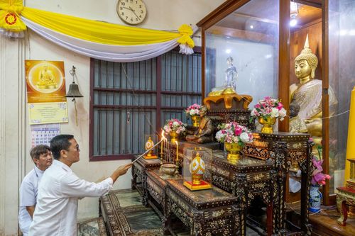 ภาพ No.113881:พิธีทอดผ้าป่าทำนุบำรุงศาสนสถาน ณ วัดอัมพวัน ต.บางม่วง อ.บางใหญ่ จ.นนทบุรี วันที่ 17 มกราคม พ.ศ. 2567