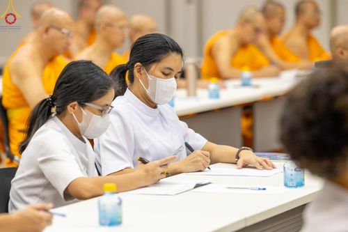 ภาพ No.63386:การสัมมนา World Peace Inner Peace : Lord Buddha 's Social Doctrine to resolve Global Issues ณ อาคาร 100 ปี คุณยายอาจารย์ฯ วัดพระธรรมกาย วันพฤหัสบดี ที่ 25 เมษายน พ.ศ. 2567