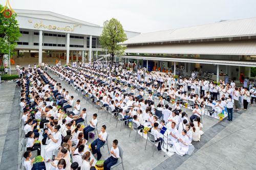 ภาพ No.213622:วันอาทิตย์ที่ 30 มีนาคม พ.ศ. 2568 พิธีตัดปอยผม โครงการหน่อแก้วเปรียญธรรม รุ่นที่ 13 ณ ค่ายจองแชมป์ หมู่กุฏิสามเณรเปรียญธรรม วัดพระธรรมกาย