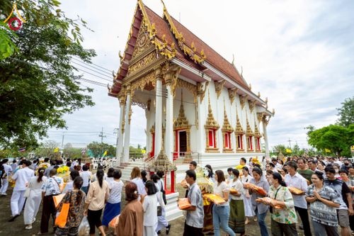 ภาพ No.276199:วันที่ 5 พฤศจิกายน พ.ศ. 2568 พิธีทอดกฐินสามัคคีทั่วไทย ณ วัดตรีมิตรประดิษฐาราม จ.กาญจนบุรี โดยคณะศิษยานุศิษย์ บูชาธรรม 81 ปี หลวงพ่อธัมมชโย