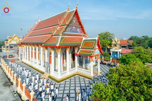 ภาพ No.199849:พิธีทอดผ้าป่าทำนุบำรุงศาสนสถาน ณ วัดบางช้างใต้ ตำบลบางช้าง อำเภอสามพราน จังหวัดนครปฐม ในโครงการธรรมยาตรา กตัญญูบูชา มหาปูชนียาจารย์ พระมงคลเทพมุนี(สด จนฺทสโร) พระผู้ปราบมาร อนุสรณ์สถาน 7 แห่ง ปีที่ 13 วันที่ 22 มกราคม พ.ศ. 2568