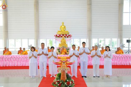 ภาพ No.97523:พิธีทอดกฐินสามัคคีเพื่อสร้างกำแพงแก้ว ณ ธุดงคสถานนครสวรรค์  วันที่ 19 พฤศจิกายน พ.ศ. 2566