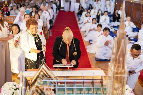 ภาพ No.173070:พิธีกฐินปุญญรังสีเศรษฐี ณ วัดพระธรรมกายนิวคาสเซิล สหราชอาณาจักร วันอาทิตย์ที่ 27 ตุลาคม พ.ศ. 2567