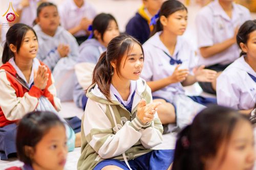 ภาพ No.184324:กิจกรรมวันรวมพลังเด็กดี V-Star ผู้นำฟื้นฟูศีลธรรมโลก ในวันที่ 11 ธันวาคม พ.ศ. 2567 ณ วิทยาลัยเทคโนโลยีบริหารธุรกิจ จังหวัดชัยภูมิ