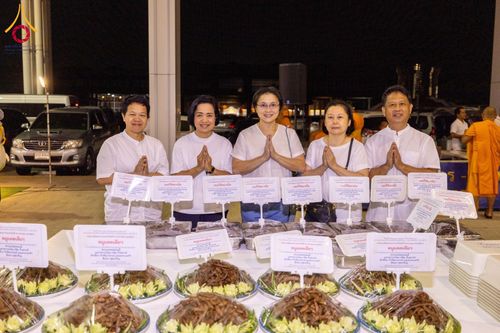 ภาพ No.121526:พิธีถวายภัตตาหารเป็นสังฆทาน แด่คณะพระธรรมยาตรา ปีที่ 12 วันที่ 31 มกราคม พ.ศ. 2567 ณ สภาธรรมกายสากล วัดพระธรรมกาย