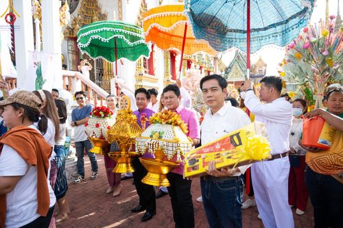 ภาพ No.94243:พิธีทอดกฐินสามัคคีทั่วไทย 5,000 วัด ณ วัดกล้าชอุ่ม จ.ปทุมธานี วันที่ 12 พฤศจิกายน พ.ศ. 2566