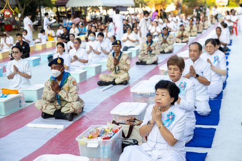 ภาพ No.131777:พิธีถวายสังฆทาน 323 วัด 4 จังหวัดชายแดนภาคใต้ ปีที่ 20 ครั้งที่ 167 และ พิธีมอบกองทุนหนุนแรงใจช่วยครูใต้ ปีที่ 17 ครั้งที่ 132 วันเสาร์ที่ 23 มีนาคม พ.ศ. 2567 ณ วัดมุจลินทวาปีวิหารพระอารามหลวง อ.หนองจิก จ.ปัตตานี