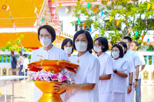 ภาพ No.91854:พิธีทอดกฐินสามัคคีทั่วไทย  ณ วัดบัวทอง  ต.บ้านปทุม อ.สามโคก จ.ปทุมธานี วันจันทร์ที่ 30 ตุลาคม พ.ศ. 2566