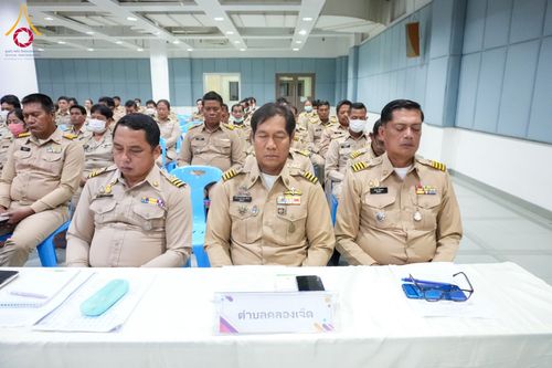 ภาพ No.122942:อำเภอคลองหลวง จัดประชุมกำนัน ผู้ใหญ่บ้าน แพทย์ประจำตำบล ผู้ช่วยผู้ใหญ่บ้าน สารวัตรกำนัน ฯลฯ ประจำเดือนกุมภาพันธ์ พ.ศ. 2567 ณ วัดพระธรรมกาย