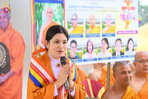 ภาพ No.179684:พิธีทอดกฐินสมทบ ณ วัดพุทธนานาชาติผาสุก (Buddha International Welfare Mission) เมืองพุทธคยา ประเทศอินเดีย วันที่ 10 พฤศจิกายน พ.ศ. 2567