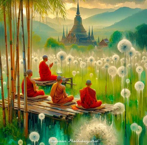 ภาพ No.144523:ภาพพระพุทธศาสนาจาก A.I. ชุดที่ 1 (Artificial Intelligence)