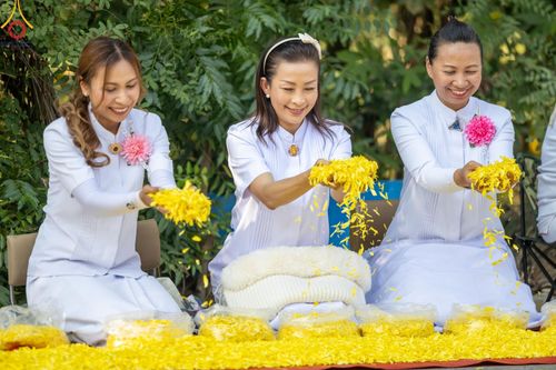 ภาพ No.190577:พิธีต้อนรับพระธรรมยาตรา ณ อนุสรณ์สถาน สถานที่ตั้งมโนปณิธานบวชตลอดชีวิต อนุสรณ์สถานคลองบางนางแท่น อ.สามพราน จ.นครปฐม ในโครงการธรรมยาตรา กตัญญูบูชา มหาปูชนียาจารย์ พระมงคลเทพมุนี(สด จนฺทสโร) พระผู้ปราบมาร อนุสรณ์สถาน 7 แห่ง ปีที่ 13 วันที่ 7 ม.ค.2568