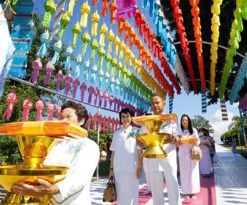 ภาพ No.98243:พิธีทอดกฐินสามัคคี  สร้างอาคารอเนกประสงค์และถนนธรรมรัตนวิถี วันเสาร์ที่ ๒๕ พฤศจิกายน พ.ศ. ๒๕๖๖ ณ ธุดงคสถานลุ่มน้ำฝาง อำเภอฝาง จังหวัดเชียงใหม่