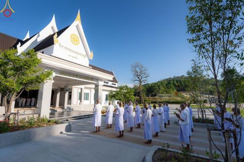 ภาพ No.102134:พิธีบรรพชาธรรมทายาท ในโครงการอุปสมบทหมู่ รุ่นบูชาธรรมมหาปูชนียาจารย์ ณ วัดเขาตะแบก อ.ศรีราชา จ.ชลบุรี วันเสาร์ที่ 9 ธันวาคม พ.ศ. 2566