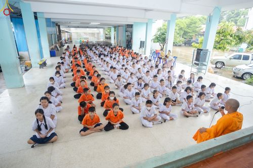 ภาพ No.87718:โครงการสมาธิเพื่อสันติภาพโลก  ธุดงค์สถานปราจีนบุรี โรงเรียนเทศบาล ๓ (วัดแก้วพิจิตร) ต.หน้าเมือง อ.เมือง จ.ปราจีนบุรี วันที่ 13 กันยายน พ.ศ. 2566