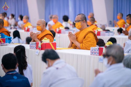 ภาพ No.76491:พิธีเจริญพระพุทธมนต์และถวายสังฆทาน  ทำบุญครบ 10 ปี ศูนย์ปฏิบัติธรรมบ้านช่องลม ต.บางบุตร อ.บ้านค่าย จ.ระยอง วันเสาร์ที่ 18 กุมภาพันธ์ พ.ศ. 2566