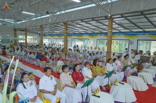 ภาพ No.80886:พิธีตักบาตรพระ ๒๑๖ รูป และ พิธีถวายมหาสังฆทาน ๕๒ วัด ฉลองครบรอบ ๑๖ ปี ธุดงคสถานพรรัตนแพร่ วันอังคารที่ ๙ พฤษภาคม พ.ศ.๒๕๖๖ ณ ธุดงคสถานพรรัตนะ อำเภอวังชิ้น จังหวัดแพร่