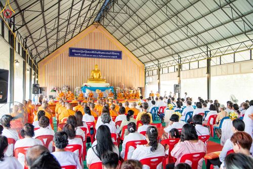 พิธีทอดกฐินวัดศรีวรรณวนาราม จ.ปทุมธานี และพิธีอัญเชิญพระสารีริกธาตุ วันที่ 4 พฤศจิกายน พ.ศ. 2566
