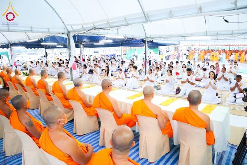 ภาพ No.119886:พิธีถวายภัตตาหารเป็นสังฆทาน แด่คณะพระธรรมยาตรา ปีที่ 12 วันที่ 28 มกราคม พ.ศ. 2567 ณ อนุสรณ์สถานบางปลา จ.นครปฐม