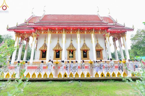 ภาพ No.163360:โครงการกฐินสามัคคีทั่วไทย 30,000 วัด บูชาธรรม 80 ปี หลวงพ่อธัมมชโย โดย คณะศิษยานุศิษย์วัดพระธรรมกาย ณ วัดหนองกระโดน อ.เมือง จ.นครปฐม วันที่ 19 ตุลาคม พ.ศ. 2567