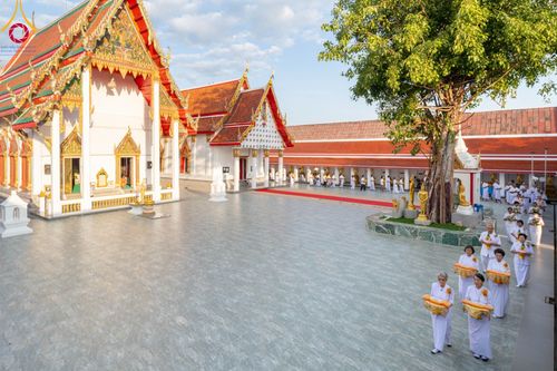 ภาพ No.101188:พิธีบรรพชาธรรมทายาท ในโครงการอุปสมบทบูชาธรรม มหาปูชนียาจารย์ พ.ศ. 2566 ณ วัดสองพี่น้อง สุพรรณบุรี วันที่ 5 ธันวาคม พ.ศ. 2566