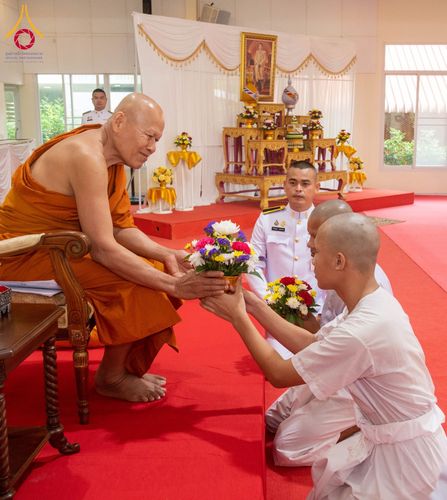 ภาพ No.58524:โครงการบรรพชาสามเณร ภาคฤดูร้อน เฉลิมพระเกียรติพระบาทสมเด็จพระเจ้าอยู่หัว เนื่องในโอกาส พระราชพิธีมหามงคลเฉลิมพระชนมพรรษา 6 รอบ 28 กรกฎาคม พ.ศ. 2567 ระหว่างวันที่ 20 เมษายน ถึง 6 พฤษภาคม 2567 ณ วัดกลางธนรินทร์ (ธรรมอุทยานบ้านแป้ง)