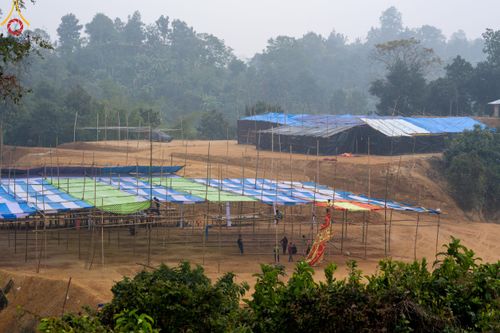 ภาพ No.127134:Photo Story ปฐมบรรพชาชาวพุทธมาร์มา เริ่ม วันที่ 2 กุมภาพันธ์ พ.ศ. 2567 ณ วัดธัมจักร อรัญกุฏิ เมืองรัมการ์ คาร์กาชารี บังกลาเทศ