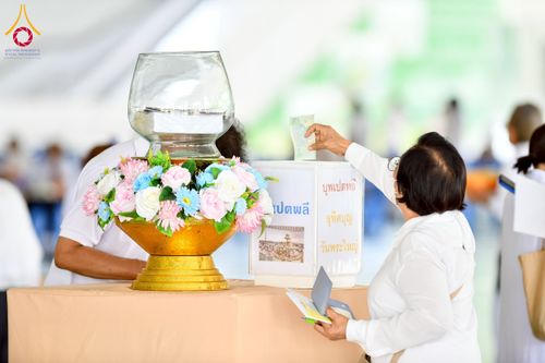 ภาพ No.217089:วันเสาร์ที่ 12 เมษายน พ.ศ. 2568 พิธีบุพเปตพลี ครั้งที่ 162 ร่วมอุทิศบุญแด่หมู่ญาติที่ล่วงลับไปแล้ว และพิธีถวายภัตตาหารเมนูสวรรค์ ณ หอฉันคุณยายอาจารย์ฯ วัดพระธรรมกาย