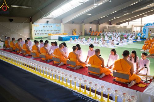 ภาพ No.91727:พิธีวิหารสังฆทาน เพื่อการเผยแผ่พระพุทธศาสนา วิชชาธรรมกายในทวีปยุโรป ในวาระอายุวัฒนมงคล 60 ปี พระวิเทศภาวนาธรรม วันอาทิตย์ที่ 22 ตุลาคม พ.ศ.2566 ณ วัดพระธรรมกายบาวาเรีย