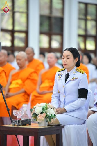 ภาพ No.280685:วันศุกร์ที่ 12 ธันวาคม พ.ศ.2568 พิธีบำเพ็ญกุศลปัญญาสมวาร (50 วัน) อุทิศถวายพระราชกุศลแด่ “พระพันปีหลวง” ณ วัดพระธรรมกาย