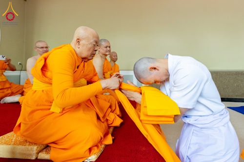 ภาพ No.336797:วันที่ 14 มิถุนายน พ.ศ. 2569 พิธีอุปสมบทธรรมทายาท นานาชาติยุโรปรุ่นที่ 11 เบลเยียม