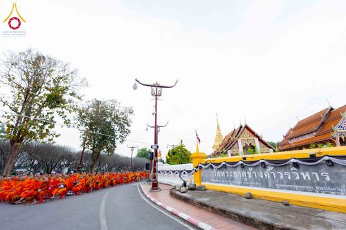 ภาพ No.310847:วันอาทิตย์ที่ 22 กุมภาพันธ์ พ.ศ. 2569 พิธีตักบาตรเเด่คณะพระภิกษุสงฆ์ 1,111 รูป จังหวัดน่าน หนึ่งในโครงการตักบาตรพระ 2,000,000 รูป 77 จังหวัดทั่วไทย ในวาระอันเป็นมงคลยิ่ง ครบรอบ 744 ปี นครน่าน สืบสานศรัทธา ทำบุญใหญ่ของเมืองน่าน ณ ข่วงเมือง วัดภูมินทร์ อำเ