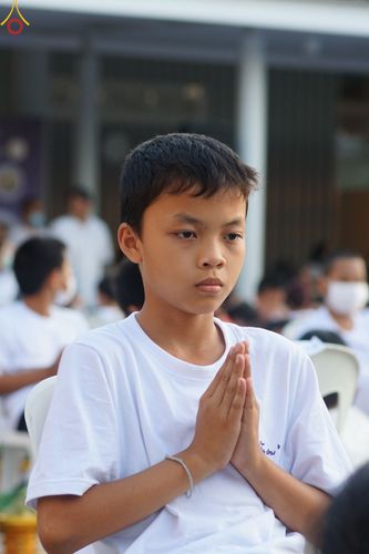 ภาพ No.78406:พิธีตัดปอยผม โครงการหน่อแก้วเปรียญธรรมรุ่นที่ 11  วันที่ 26 มีนาคม พ.ศ.2566  ณ หมู่กุฏิสามเณร อาคารค่ายจองแชมป์ วัดพระธรรมกาย