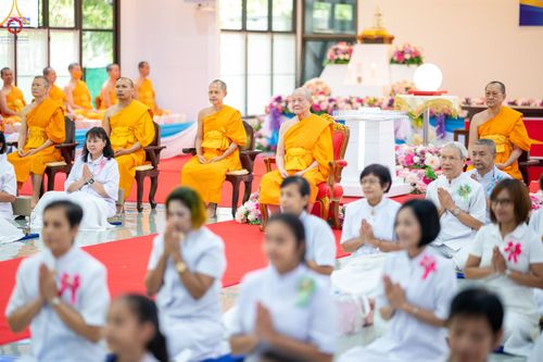 ภาพ No.78172:พิธีเจริญพระพุทธมนต์ สมโภชดวงแก้ว  " ดวงตะวันแห่งเกาหลี "  ดวงแก้ว "บริกรรมนิมิต" เพื่อการเข้าถึงธรรม  วันเสาร์ที่ 18 มีนาคม พ.ศ.2566  ณ อาคารปลูกศรัทธา วัดพระธรรมกาย