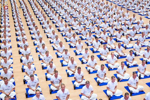 ภาพ No.340288:วันที่ 23 กรกฎาคม พ.ศ. 2569 พิธีเปิดโครงการพัฒนาคุณธรรม จริยธรรม สำหรับนักเรียนนายสิบตำรวจ (นสต.) รุ่นที่ 17 ศูนย์ฝึกอบรมตำรวจภูธรภาค 1 ระหว่างวันที่ 23-27 กรกฏาคม 2569 ( 5 วัน 4 คืน) ณ ศูนย์ปฏิบัติธรรมเวิล์ดพีช วัลเล่ย์ (World Peace Valley) เขาใหญ่  ต.ห