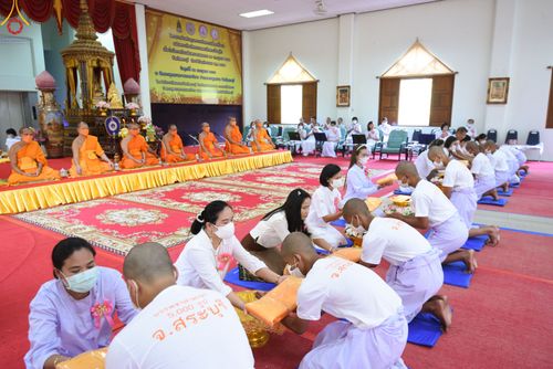 ภาพ No.79408:พิธีเวียนประทักษิณ ขอขมา มอบผ้าไตร โครงการบรรพชาสามเณรฟื้นฟูพระพุทธศาสนาทั่วไทย ณ วัดพระพุทธบาทราชวรมหาวิหาร อ.พระพุทธบาท จ.สระบุรี วันที่ 1 เมษายน พ.ศ. 2566