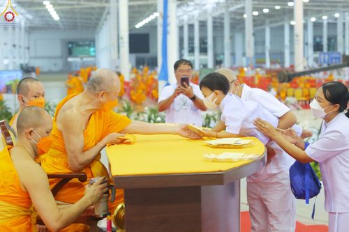 ภาพ No.77852:พิธีหล่อพระบรมพุทธเจ้า ทิศตะวันตก  วันอาทิตย์ที่ 19 มีนาคม พ.ศ. 2566 ณ วัดพระธรรมกาย จ.ปทุมธานี